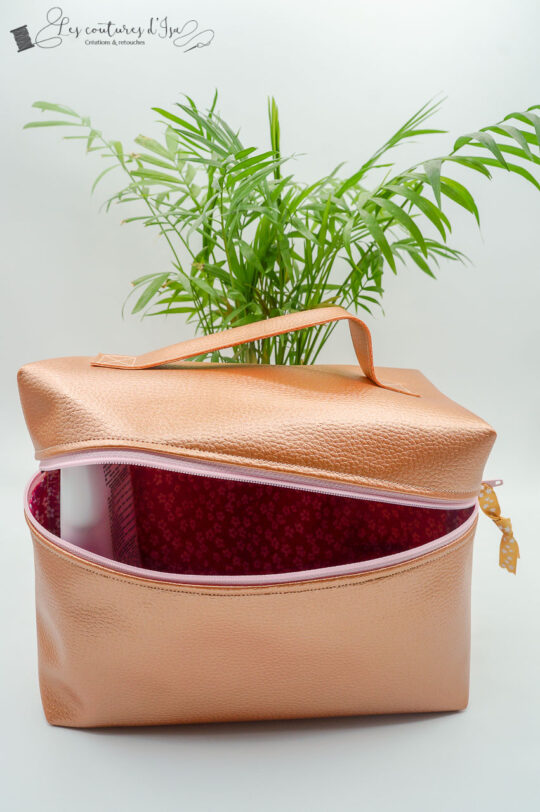 vanity marron doré 2