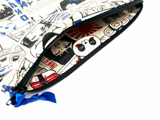 Pochette "Manga" bleue – Image 2