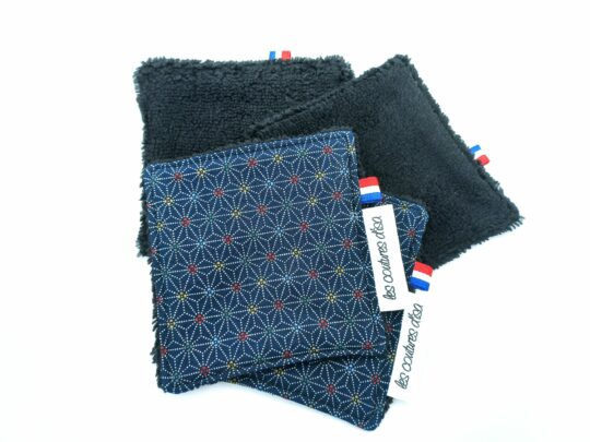 Lingettes lavables "Asanoha" – Image 2