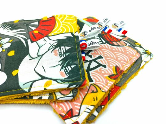 Lingettes lavables "Manga" – Image 2