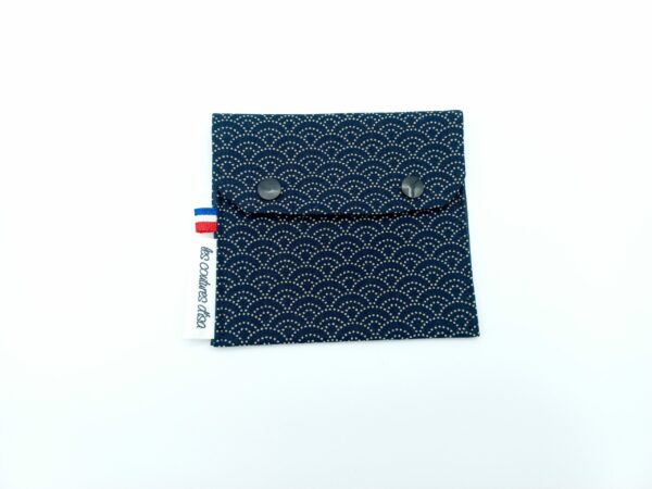 Pochette à savon "Wifi " bleu marine