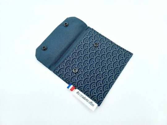 Pochette à savon "Wifi " bleu marine – Image 2