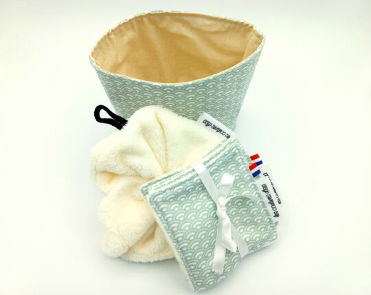 Kit panier " wifi " Céladon blanc
