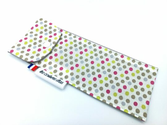 Etui à brosse à dents " petits pois "