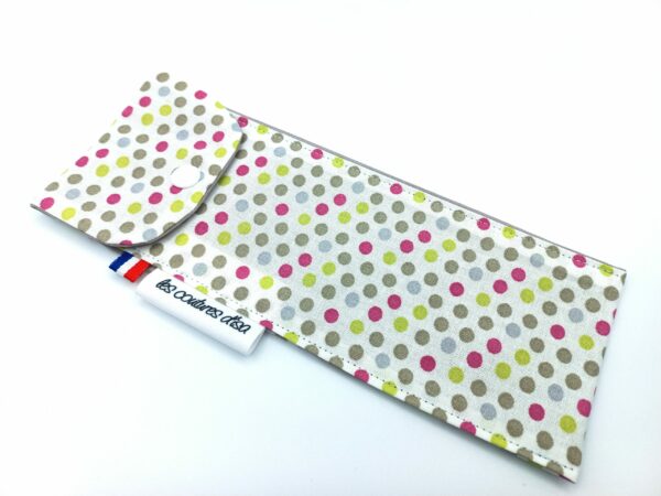 Etui à brosse à dents " petits pois "