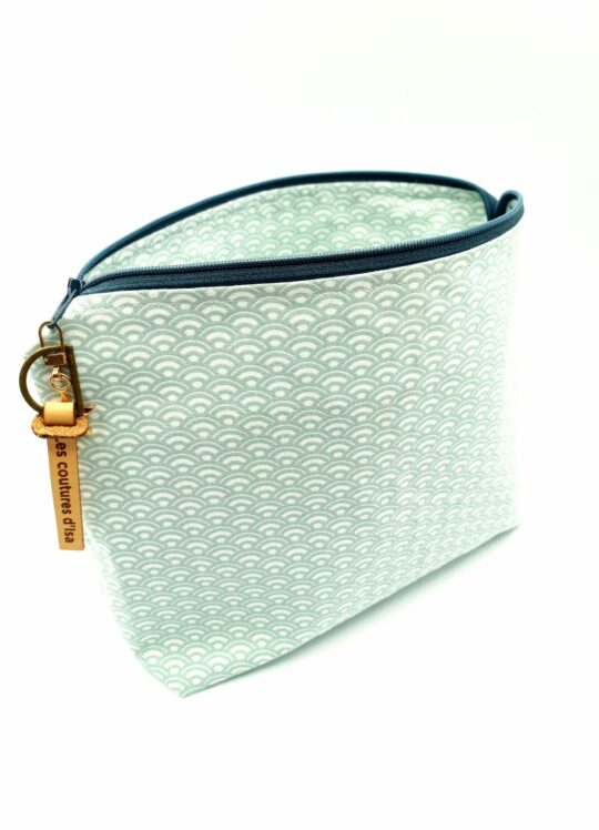 Trousse de toilette "Wifi " Céladon blanc