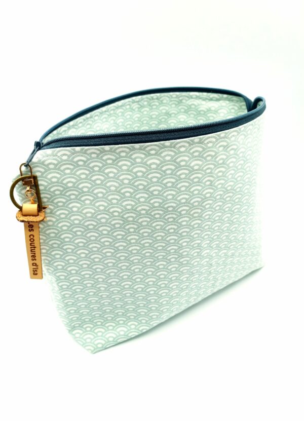 Trousse de toilette "Wifi " Céladon blanc