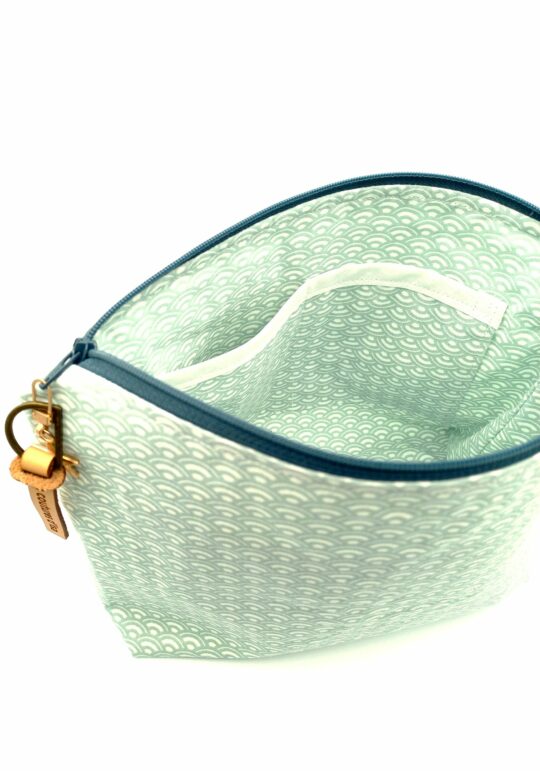 Trousse de toilette "Wifi " Céladon blanc – Image 3